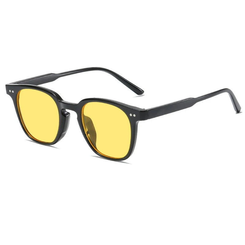 New Vintage Square Sunglasses Women Men Luxury Brand Small Round Sun Glasses Female Small Eyewear Oculos De Sol for Male Female